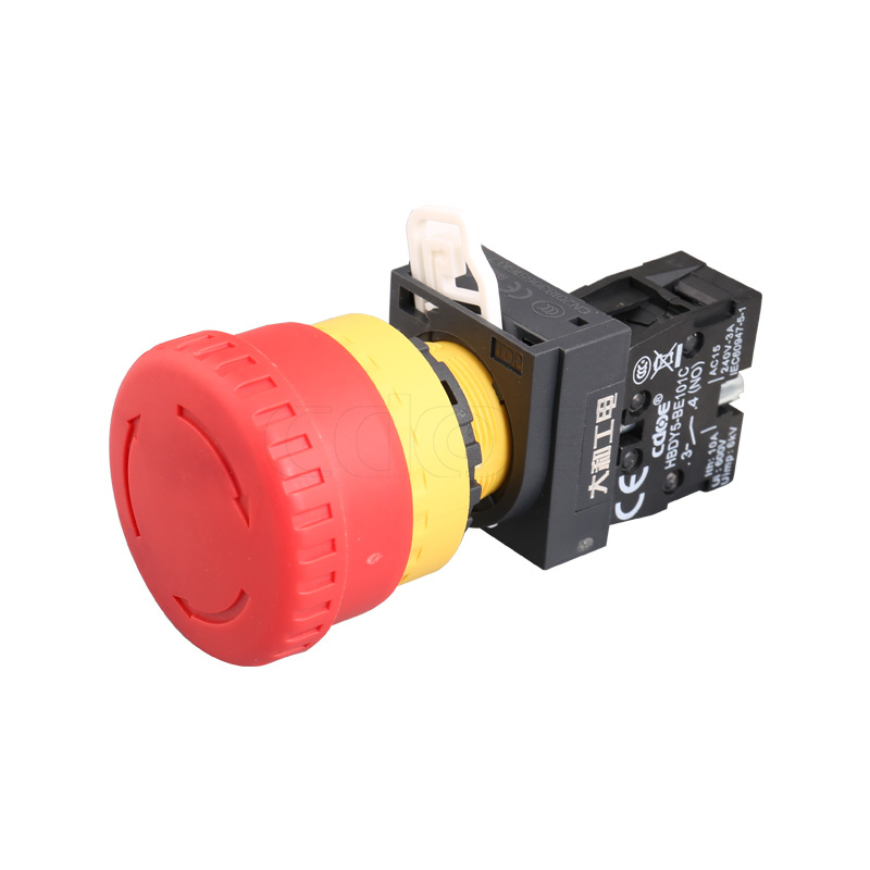 22mm kırmızı başlı IP65 Acil Stop Butonu