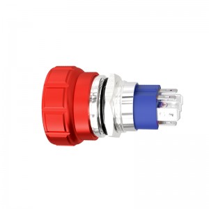 10a emergency stop switch metal Aluminum alloy spdt wateproof ip67 e stop push button 22mm HBDS1-D22C-11(D)TSC