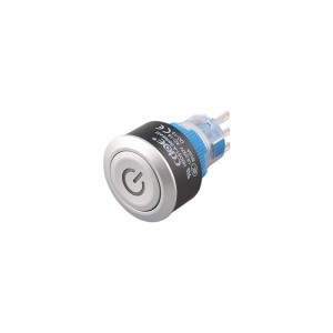 12 volt switches push button 22mm plastic shell round head custom logo power 1no1nc waterproof