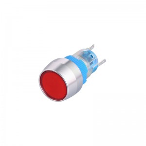 New product Dot led 16mm latching button on off power switch 12v led light