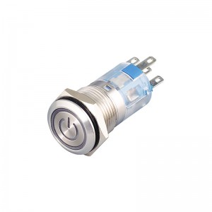 16mm metal momentary power push button switch ip67 for Industrial equipment