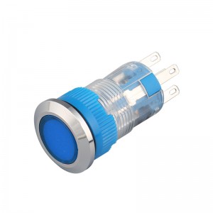Bedding face 16mm push button electrical switch medical plastic 1no1nc