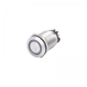 19mm led push button switch Detector equipment waterproof red green illumianted screw terminal
