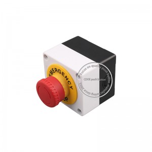 China facturing E stop switch emergency button cover warning ring accessories product
