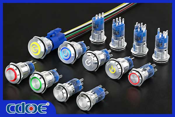 Pulsante interruttore in acciaio inossidabile 304