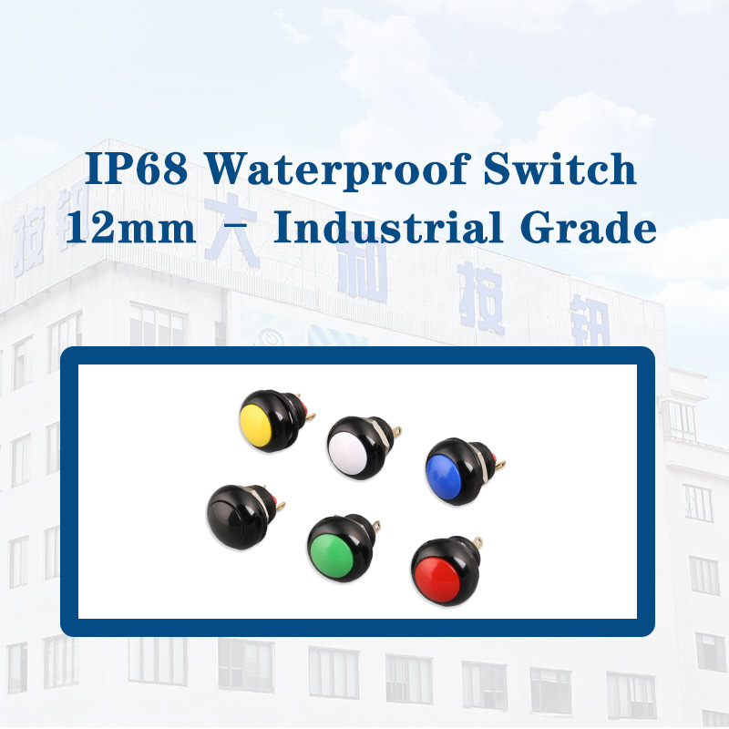 IP68 Waterproof Switch 12mm – Industrial Grade Reliability for Global Markets