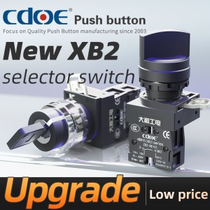 Xb2 22mm ラッチングプッシュボタン 1 ロックなしメタルスイッチロータリーセレクター 3 ポジション