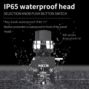 Xb2 22mm ラッチングプッシュボタン 1 ロックなしメタルスイッチロータリーセレクター 3 ポジション