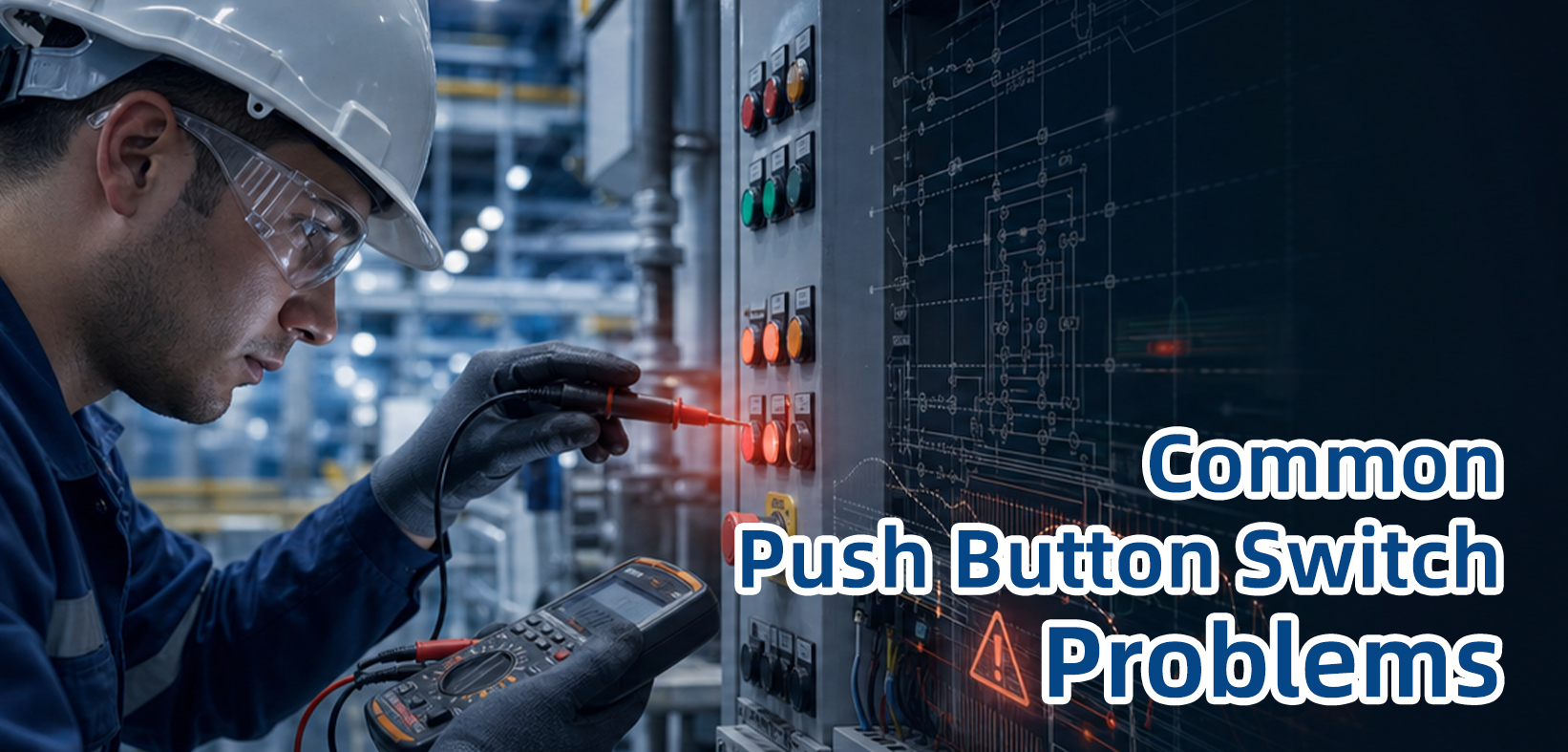 Common push button switch