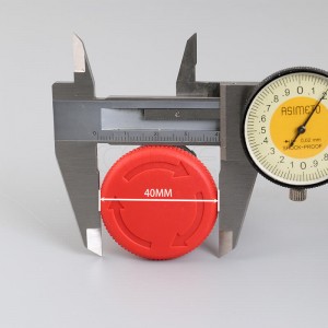 IP65 Emergency stop button 22mm one normally open push switch lay5 for new energy machine