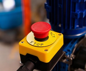 Nödstopp-knapp-enhet