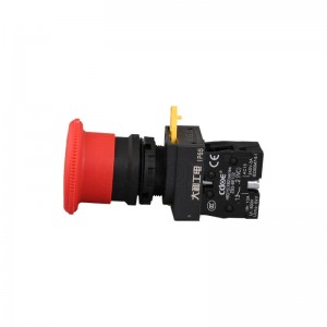 IP65 Emergency stop button 22mm one normally open push switch lay5 for new energy machine