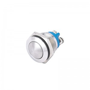 button push 16mm ss normally open domed head screw terminal 2 pins reset switches
