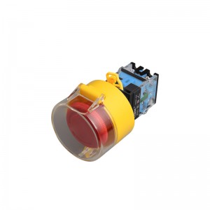 22mm push emergency button red latching 10a stop switch for Weeding machine