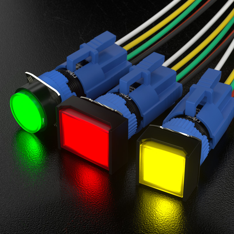 Plastic 16MM push button switches