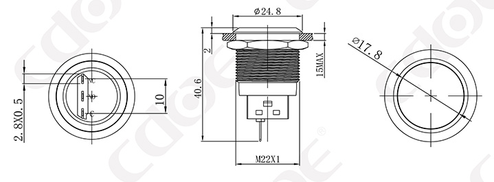 ip67 5a metal switches