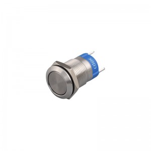 CDOE Pushbutton light switches 16mm 10amp ip67 flat head momentary 2 pins terminal for Washing machine