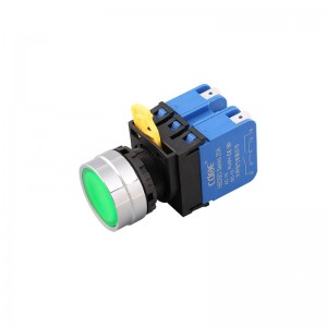 22mm power push button light switches starter momentary 20a green illuminated