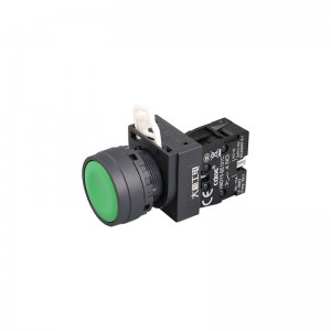 no nc push button 22mm lay5 plastic head 10a switches Laser machine equipment start