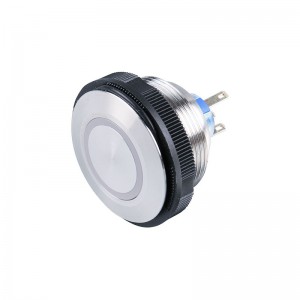 china ip67 switch waterproof 110 volt push button momentary ring led red green 35mm