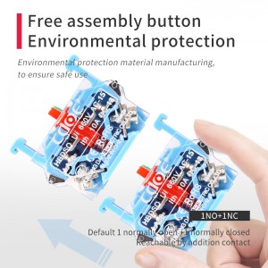 pushbutton momentary switch 22mm ring led illumianted cnc start button green 660v