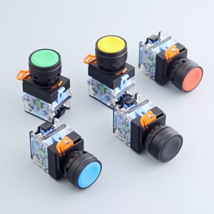 Push Button Switch 22mm LA38 Green waterproof ip65 1no1nc momentary