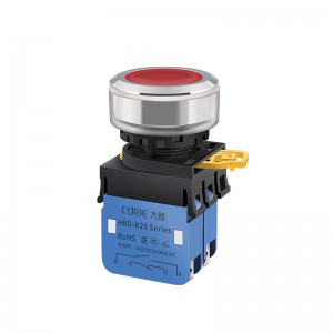 Push Button 110v Switch 30MM metal ip65 10amp k20s series 1no1nc reset