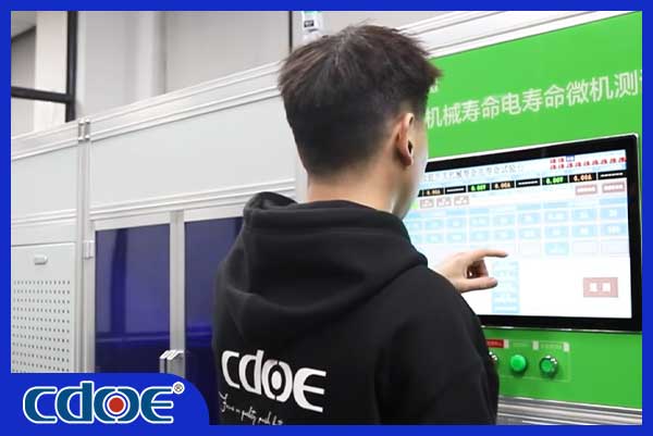 Test degli interruttori a pulsante