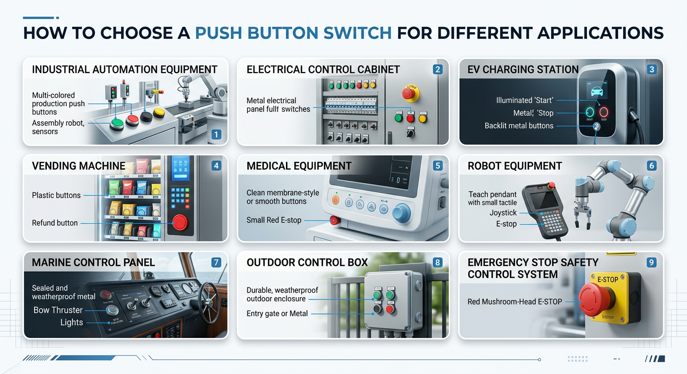 Solution for Push Button Switch Applications