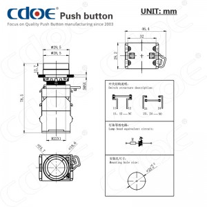 pushbutton momentary switch 22mm ring led illumianted cnc start button green 660v