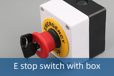 Elevator e stop switches with key