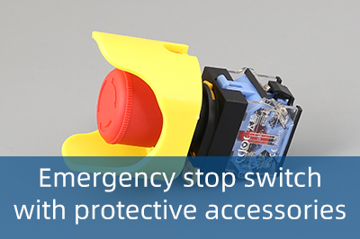 emergency stop push button switch with accessories