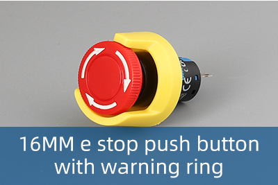 ip65 plastic emergency stop push button switch
