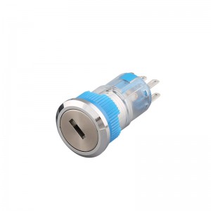 16mm keylock switch 2 position selector plastic for Charging pile
