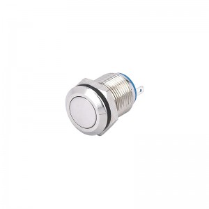 industrial button product 12mm spst stainless steel flat head momentary push switches for control panel