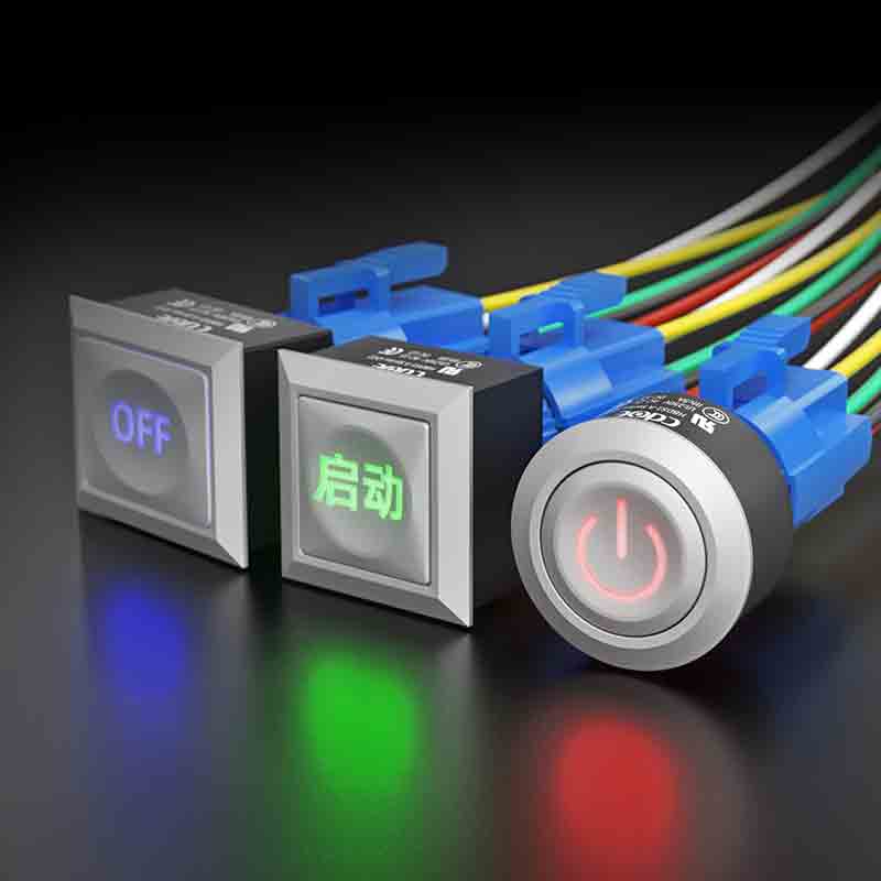 plastic 22mm push button switch