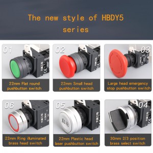 Xb2 Lay5 Screw Terminal Waterproof 22mm Momentary Led Illuminated Pushbutton Switches 10a