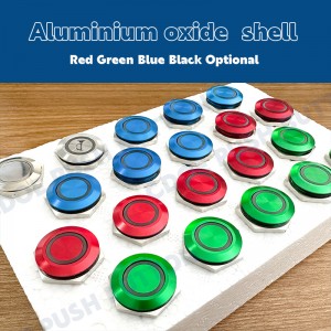 High head ring illuminated on off 16mm 5 amp push button switch 12v ip67
