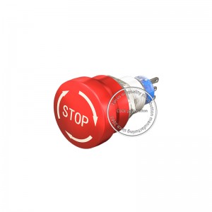 elevator emergency button 1no1nc stop white arrow head push switch 19mm waterproof push latching keep type